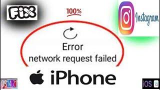 Fix Instagram network request failed please try again later error on iPhone and iPad