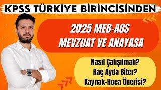 2025 AGS MEVZUAT NASIL ÇALIŞILIR? (Nasıl Sorular Sorulur!)