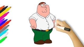 How to Draw Peter Griffin | Family Guy