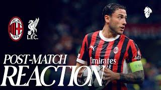 Post-match reaction from Davide Calabria  | AC Milan v Liverpool