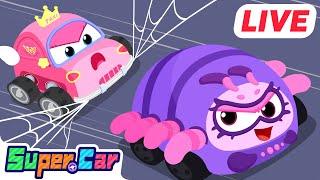  LIVE  Rescue Cars Cartoons | Super Car | Kids Cartoons & Kids Songs