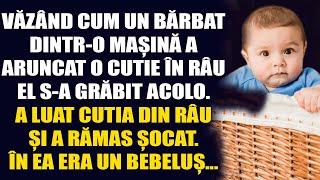 Văzând cum un bărbat dintr-o mașină a aruncat o cutie în râu, el s-a grăbit acolo... Povești