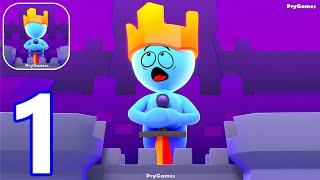 King or Fail - Castle Takeover - Gameplay Walkthrough Part 1 Stickman War Army Commander Defense