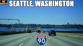 Interstate 90 West in Seattle, Washington