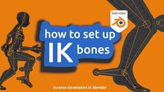 How to setup IK bones: Blender Beginner Tutorials