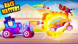 Безумные ГОНКИ на ВЫЖИВАНИЕ! Веселая игра Racemasters Сlash of cars от Cool GAMES