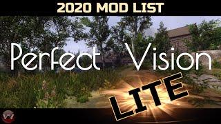 2020 Mod List:  PERFECT VISION - Lite Version | Skyrim SE - 100 MODS!!