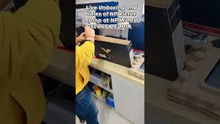 HP WORLD STORE DEORIA  LIVE UNBOXING OF HP VICTUS LAPTOP #hpworldstoredeoria #bestlaptopshopdeoria