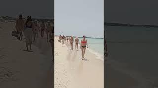 Mallorca Spain Beach Walk Tour / Es Trenc Beach, Balearic Island Spain