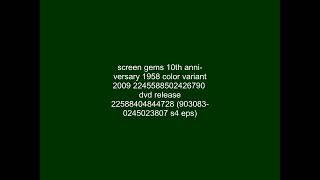[FICTIONAL] Screen Gems (10th Anniversary) (1958)