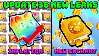  DOUBLE COINS ENCHANT, RAINBOW EGGS INFLATION, AND MORE - UPDATE 36 NEW LEAKS IN PET SIMULATOR 99