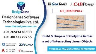 GeoTools Tutorials: Build and Drape a 3D Polyline across a set of intersecting linear objects