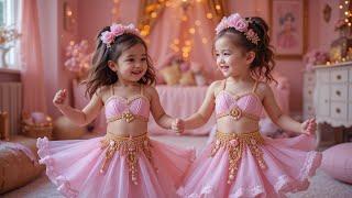 Adorable Baby Belly Dance Duo – Cutest Performance Ever! #BabyBellyDance @aidancerx