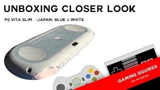 Japanese PS Vita Blue and White Unboxing and Closer Look