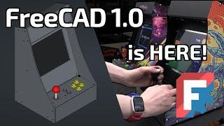 FreeCAD 1.0 was just Released! Making a Sheet Metal Arcade Machine