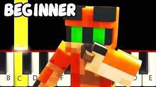 Cuando se Apaga La PC - Minecraft  - Fast and Slow Piano Tutorial - Beginner