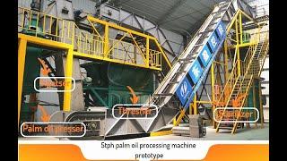 Small scale palm oil production line from Henan Glory Company