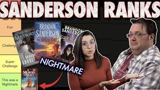 Brandon Sanderson Ranks His Own Books | Ft Brandon Sanderson