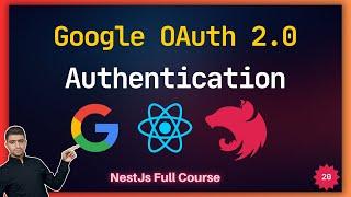 NestJS Google OAuth 2 + React App