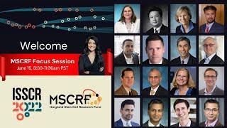 Maryland Stem Cell Research Fund | ISSCR 2022 Focus Session