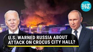 Moscow Attack: U.S. Warned Russia That Crocus Hall Would Be Attacked 2 Months In Advance | Report