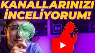 YOUTUBE KANALLARI İNCELEME #1 | Küçük Kanallar Nasıl Gelişir?