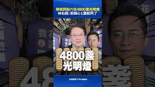 傅崐萁點六柱4800盞光明燈！林右昌：若誠心1盞就夠了 #傅崐萁 #光明燈