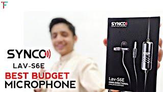 Best Budget Microphone for Youtube Videos | Synco lav S6E unboxing and review #bestmic