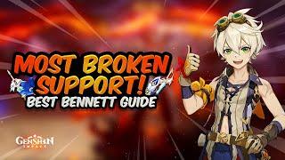 MOST BROKEN SUPPORT! Updated Bennett Guide - Best Artifacts, Weapons & Teams | Genshin Impact 2.6