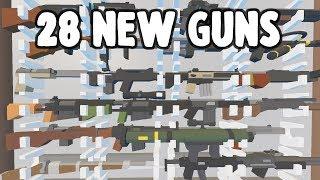 ALL 28 NEW GUNS IN UNTURNED! (with ID's)