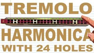 How to Play a Tremolo Harmonica with 24 Holes