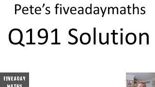 Q191 Solution