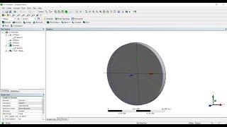 Episode 1- Ansys full tutorial - design modeler -  sketches, extrude, Very large models.