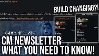 LOST ARK Sept 18 CM Letter! Changes YOU need to know! Karma & Engravings Meta Changes Incoming!