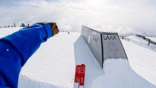 One run in Laax - Jesper Tjäder