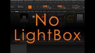 ZBrush 4R5 Tutorial Disable Lightbox