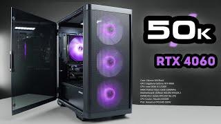 ЛУЧШАЯ БЮДЖЕТНАЯ СБОРКА ПК за 50к из МЕГАМАРКЕТА - RTX 4060 / СБОРКА КОМПА 50000