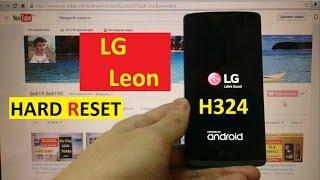 Hard reset LG Leon H324 Сброс графического ключа lg h324 leon