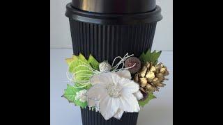 Coffee Cup/Gift Card Holder Wild Orchid Crafts