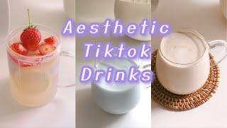 Cute & Easy Aesthetic Tiktok Inspired Drinks (ASMR)