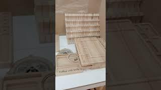 Изделия из дерева ножевой тематики на ЧПУ станке #shorts #short #diy #craft #wood