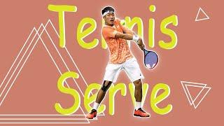 Taiwan Tennis Player 許育修 Amazing Tennis Serve | Slow Mo Tennis Analysis
