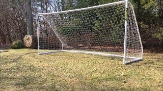 TESTING OUT OUR NEW SOCCER NET!