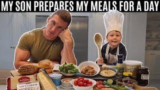 I let my son prepare my meals for a day