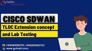 Cisco SDWAN-- TLOC Extension concept and Lab Testing