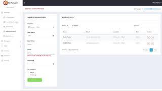 Managing Administrators with the EZ Manager