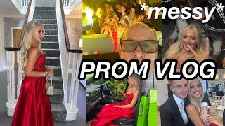 my prom day!! *bts, after prom, ALL the pics, hair, make up*