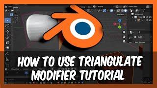 How to use Triangulate Modifier In Blender Tutorial