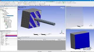 How to Connect Bonded Contact with Beam Formulation in ANSYS Workbench Mechanical