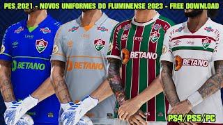 PES 2021 - NOVOS UNIFORMES HOME/AWAY/GK 2023/24 By: R4VCK - PS4/PS5/PC - 4K